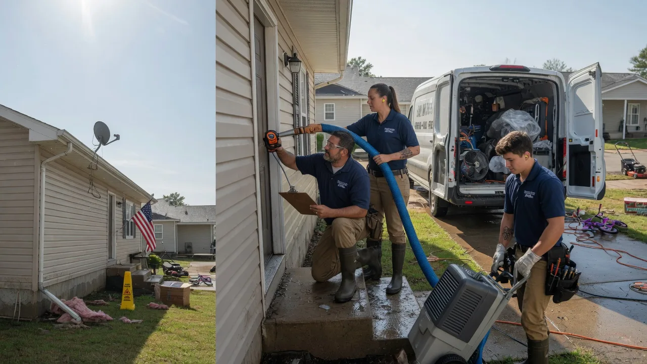 Ceiling Water Damage Restoration in Badger, SD near me